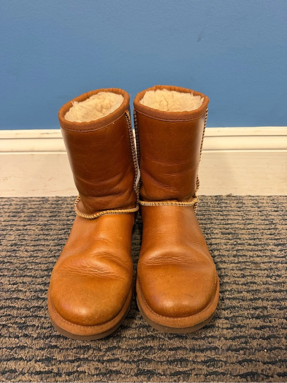 Women’s Tan Cozy Faux-Shearling Winter Boots